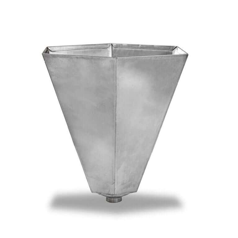 Serbatoio inox a caduta da 30 litri per pompa Airless Testarossa.