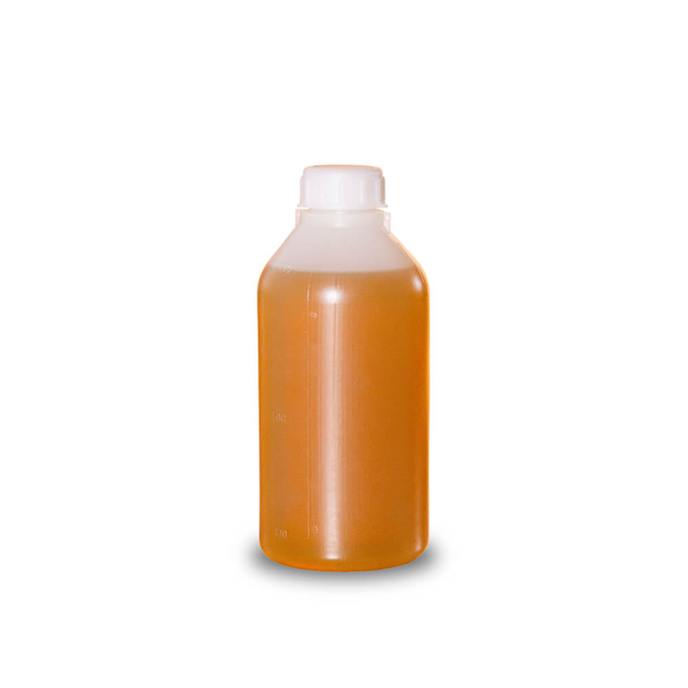 Una confezione di olio da 1 litro per pompa Airless.