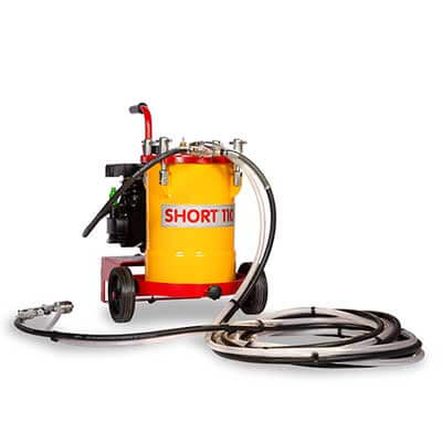 Short 110, la pompa Airless professionale per la verniciatura a spruzzo ad aria continua.