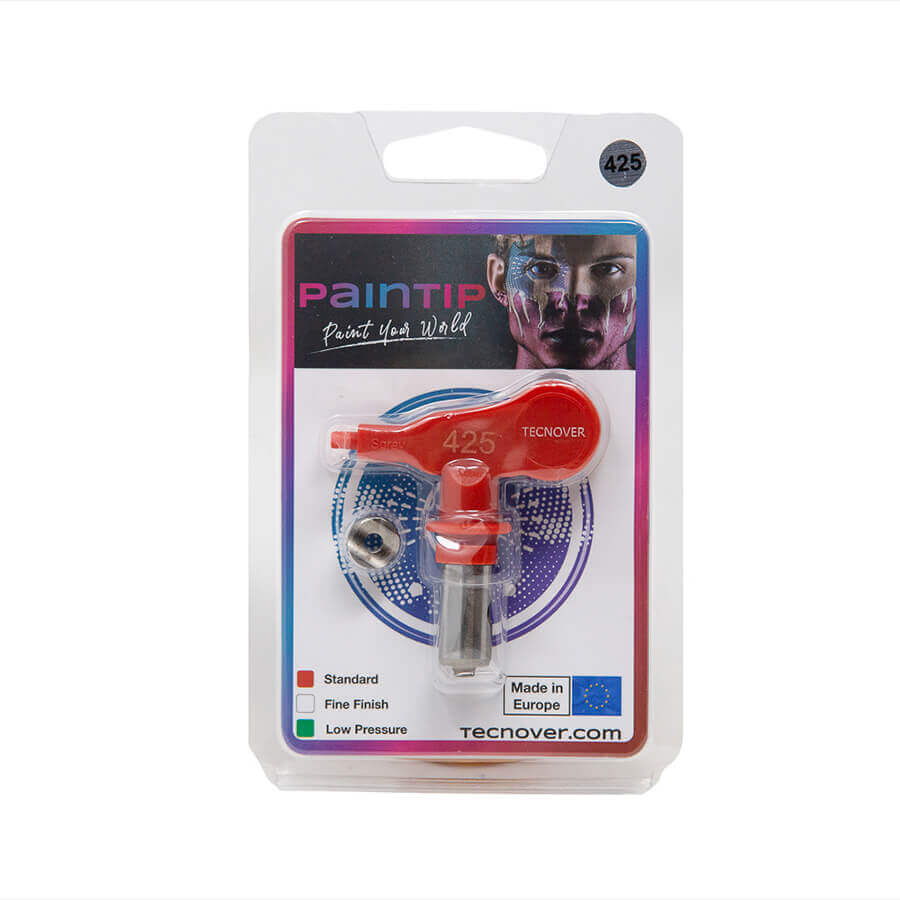 Ugello Airless Paintip standard in blister per applicazione vernice precisa e uniforme Tecnover
